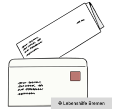 Brief und Briefumschlag